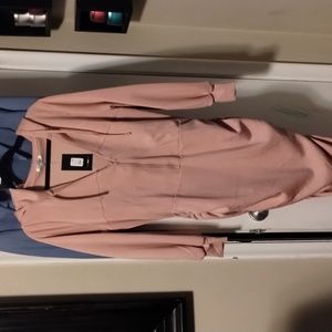 Dusty pink and Powder Blue hooded summer dresses.